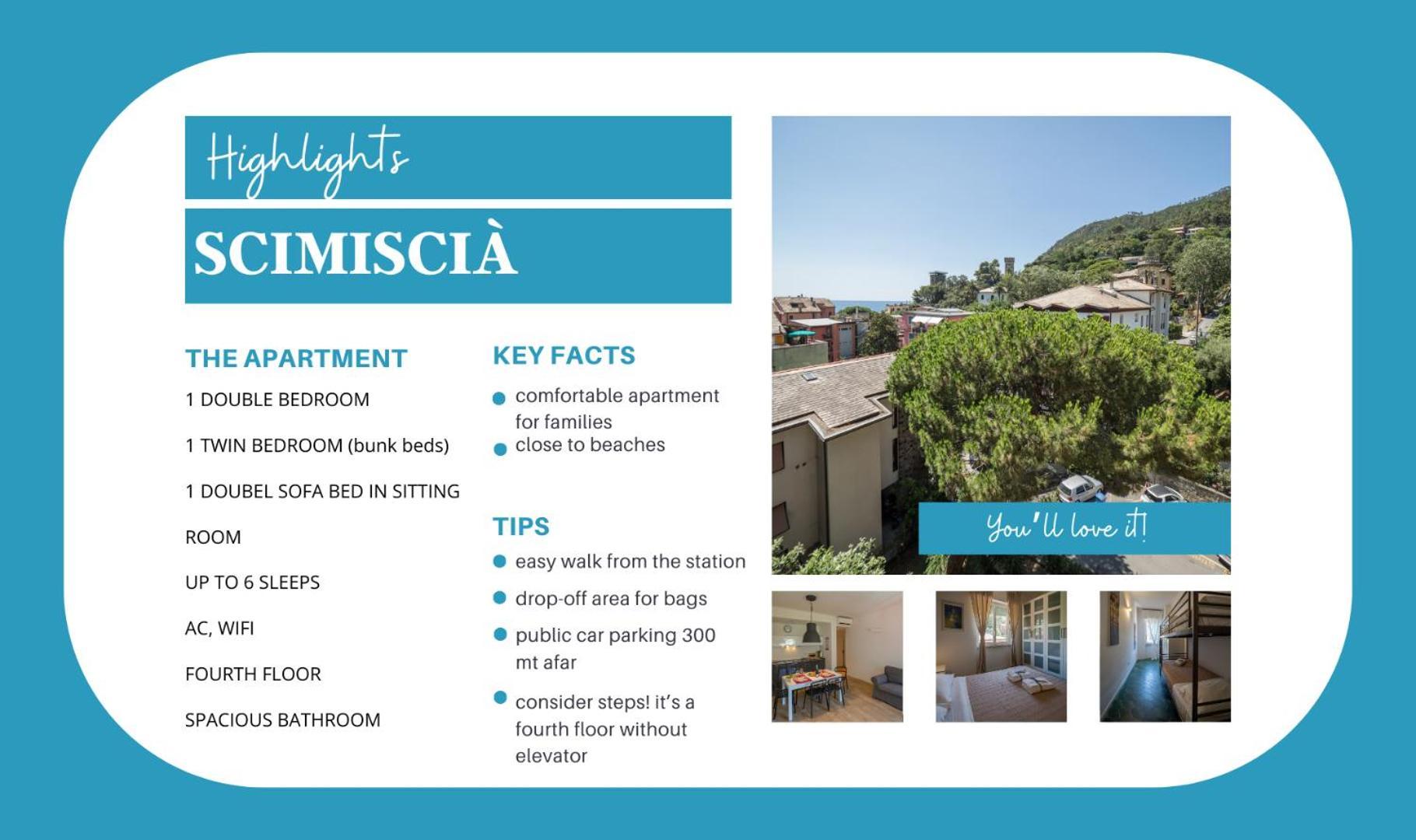 Scimiscia 2-Bedroom Apartment With Ac Monterosso al Mare Luaran gambar